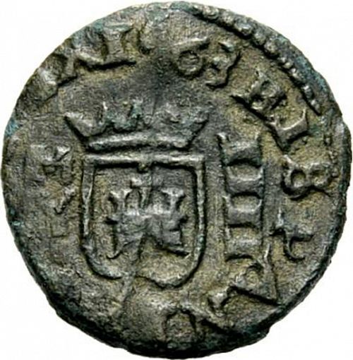 4 Maravedies Reverse Image minted in SPAIN in 1663Y (1621-65  -  FELIPE IV)  - The Coin Database