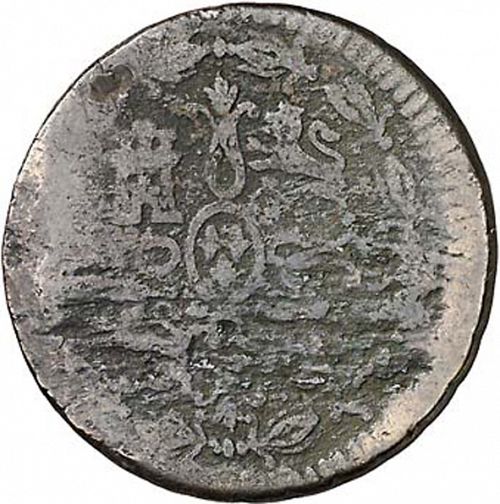 4 Maravedies Reverse Image minted in SPAIN in 1812 (1808-33  -  FERNANDO VII)  - The Coin Database