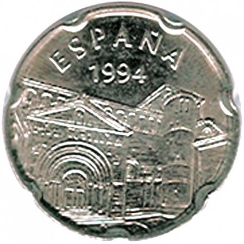 50 Pesetas Obverse Image minted in SPAIN in 1994 (1982-01  -  JUAN CARLOS I - New Design)  - The Coin Database