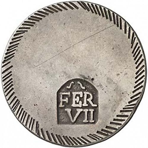 5 Pesetas Obverse Image minted in SPAIN in 1808 (1808-33  -  FERNANDO VII - Local coinage)  - The Coin Database