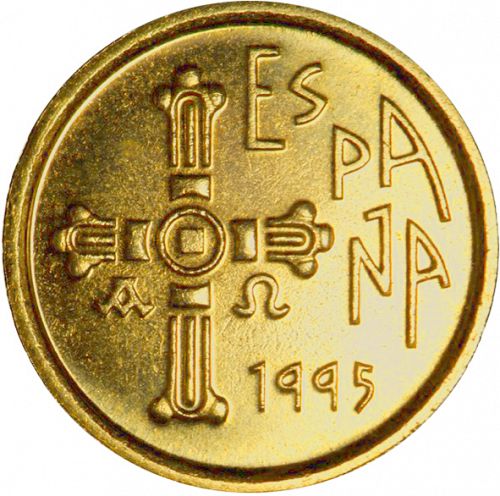 5 Pesetas Obverse Image minted in SPAIN in 1995 (1982-01  -  JUAN CARLOS I - New Design)  - The Coin Database