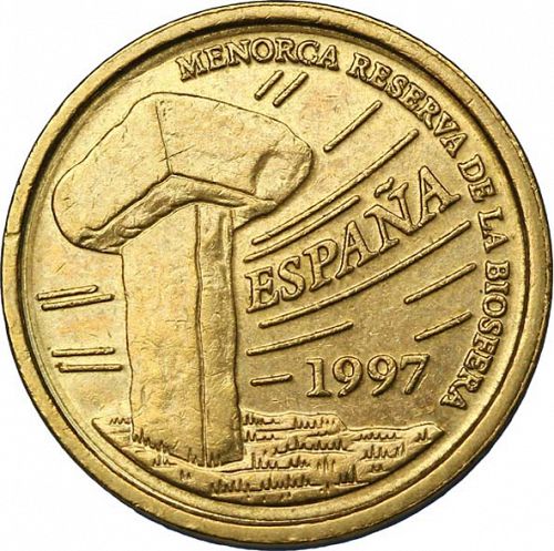 5 Pesetas Obverse Image minted in SPAIN in 1997 (1982-01  -  JUAN CARLOS I - New Design)  - The Coin Database