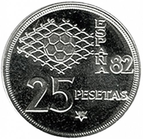 5 Pesetas Reverse Image minted in SPAIN in 1980 / 81 (1975-82  -  JUAN CARLOS I)  - The Coin Database