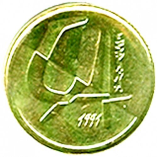 5 Pesetas Reverse Image minted in SPAIN in 1992 (1982-01  -  JUAN CARLOS I - New Design)  - The Coin Database