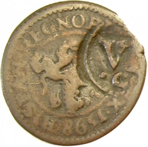 6 Maravedies Obverse Image minted in SPAIN in 1641 (1621-65  -  FELIPE IV)  - The Coin Database