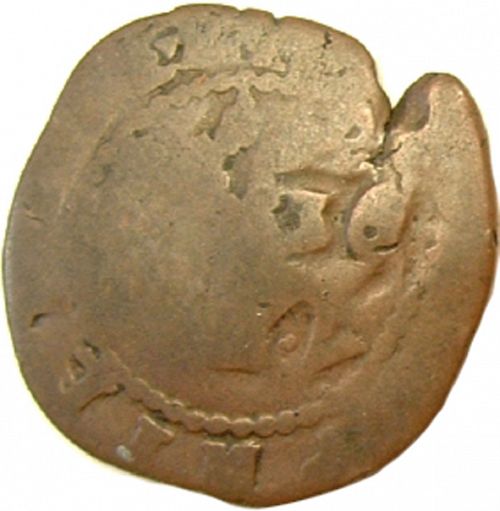 6 Maravedies Reverse Image minted in SPAIN in 1636 (1621-65  -  FELIPE IV)  - The Coin Database