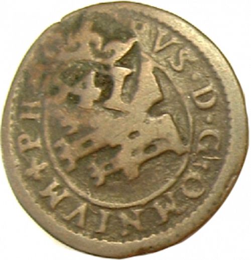 6 Maravedies Reverse Image minted in SPAIN in 1641 (1621-65  -  FELIPE IV)  - The Coin Database