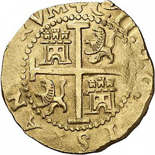 8 Escudos Reverse Image minted in SPAIN in 1698H (1665-00  -  CARLOS II)  - The Coin Database