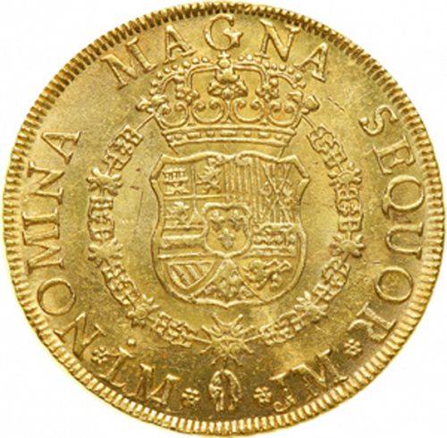 8 Escudos Reverse Image minted in SPAIN in 1762JM (1759-88  -  CARLOS III)  - The Coin Database