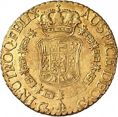 8 Escudos Reverse Image minted in SPAIN in 1768 (1759-88  -  CARLOS III)  - The Coin Database