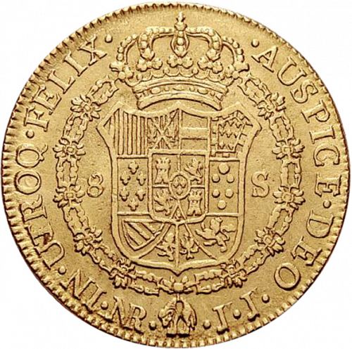 8 Escudos Reverse Image minted in SPAIN in 1804JJ (1788-08  -  CARLOS IV)  - The Coin Database