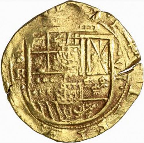 8 Escudos Obverse Image minted in SPAIN in 1644R (1621-65  -  FELIPE IV)  - The Coin Database