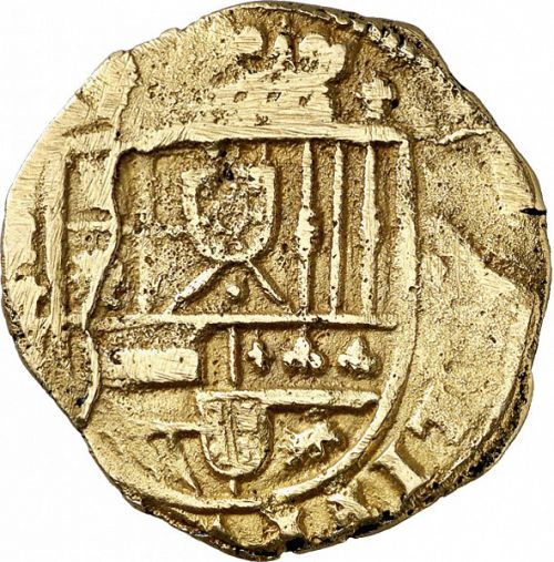 8 Escudos Obverse Image minted in SPAIN in 1645R (1621-65  -  FELIPE IV)  - The Coin Database