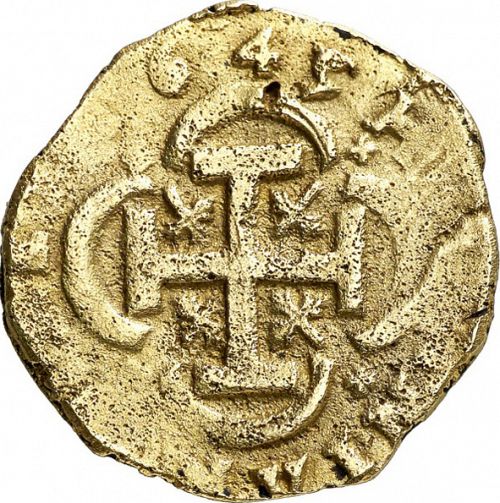 8 Escudos Reverse Image minted in SPAIN in 1645R (1621-65  -  FELIPE IV)  - The Coin Database
