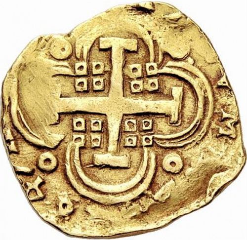 8 Escudos Reverse Image minted in SPAIN in 1647R (1621-65  -  FELIPE IV)  - The Coin Database