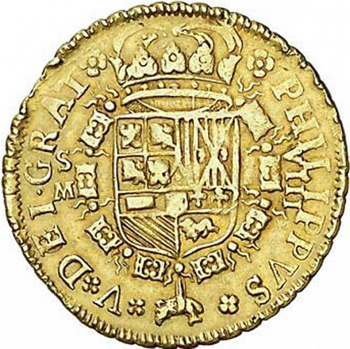 8 Escudos Obverse Image minted in SPAIN in 1701M (1700-46  -  FELIPE V)  - The Coin Database