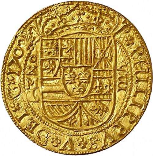 8 Escudos Obverse Image minted in SPAIN in 1702L (1700-46  -  FELIPE V)  - The Coin Database