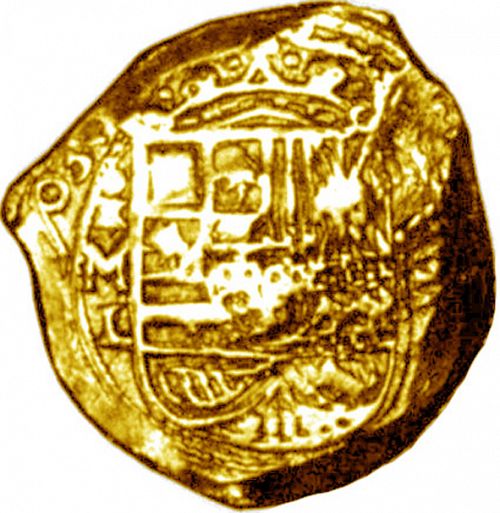 8 Escudos Obverse Image minted in SPAIN in 1703L (1700-46  -  FELIPE V)  - The Coin Database