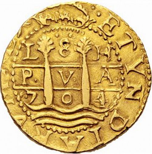 8 Escudos Obverse Image minted in SPAIN in 1704H (1700-46  -  FELIPE V)  - The Coin Database