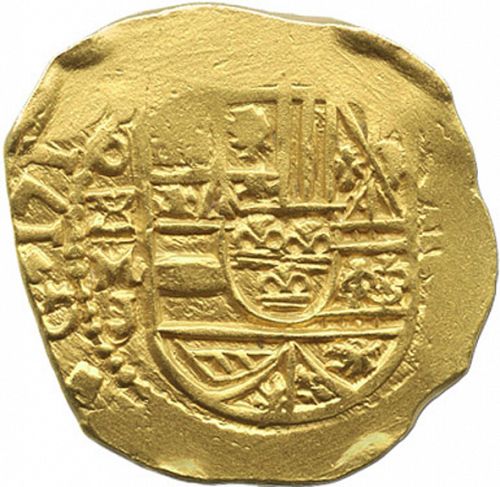 8 Escudos Obverse Image minted in SPAIN in 1710J (1700-46  -  FELIPE V)  - The Coin Database