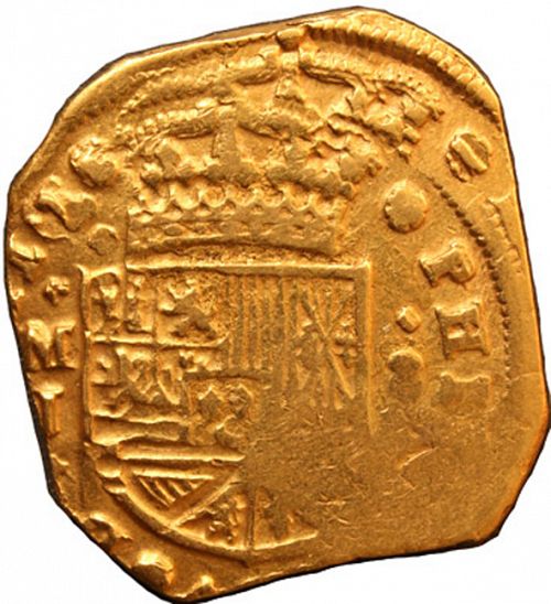 8 Escudos Obverse Image minted in SPAIN in 1711J (1700-46  -  FELIPE V)  - The Coin Database