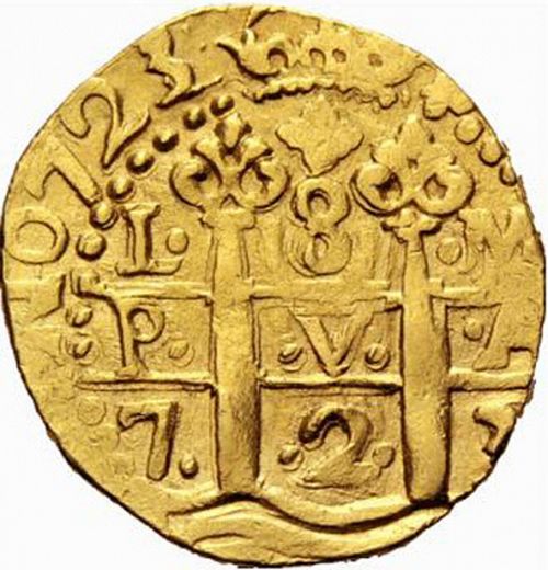 8 Escudos Obverse Image minted in SPAIN in 1723M (1700-46  -  FELIPE V)  - The Coin Database