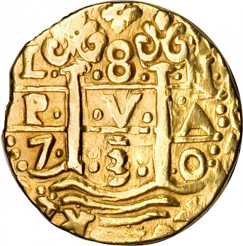 8 Escudos Obverse Image minted in SPAIN in 1730N (1700-46  -  FELIPE V)  - The Coin Database