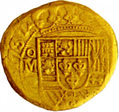 8 Escudos Obverse Image minted in SPAIN in 1731F (1700-46  -  FELIPE V)  - The Coin Database