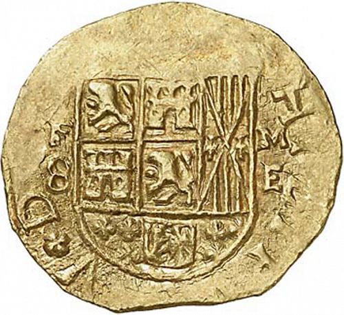 8 Escudos Obverse Image minted in SPAIN in 1743M (1700-46  -  FELIPE V)  - The Coin Database