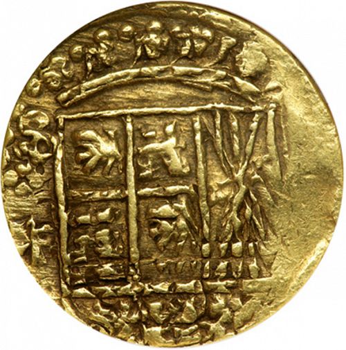 8 Escudos Obverse Image minted in SPAIN in 1745S (1700-46  -  FELIPE V)  - The Coin Database