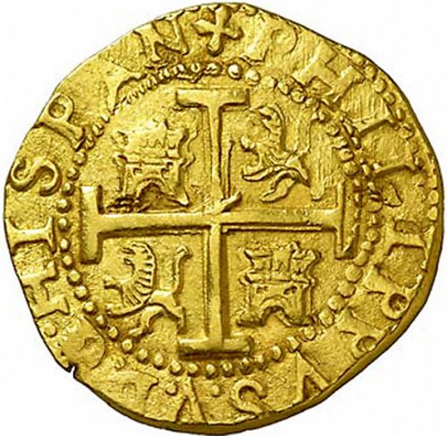 8 Escudos Reverse Image minted in SPAIN in 1702H (1700-46  -  FELIPE V)  - The Coin Database