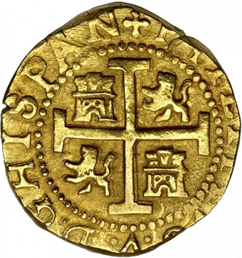 8 Escudos Reverse Image minted in SPAIN in 1708H (1700-46  -  FELIPE V)  - The Coin Database