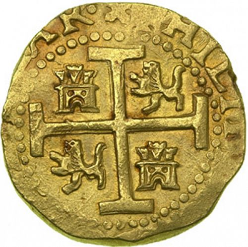 8 Escudos Reverse Image minted in SPAIN in 1710M (1700-46  -  FELIPE V)  - The Coin Database