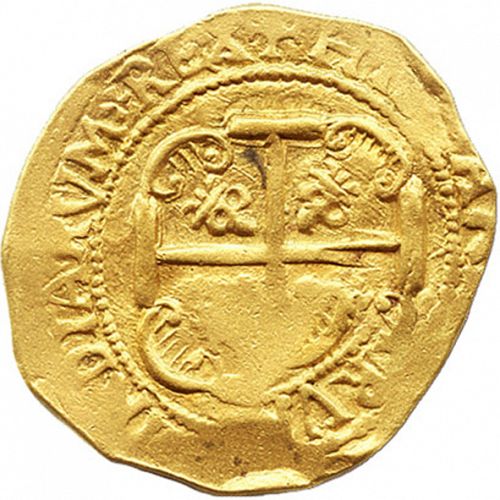 8 Escudos Reverse Image minted in SPAIN in 1711J (1700-46  -  FELIPE V)  - The Coin Database
