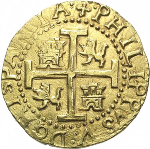 8 Escudos Reverse Image minted in SPAIN in 1712M (1700-46  -  FELIPE V)  - The Coin Database