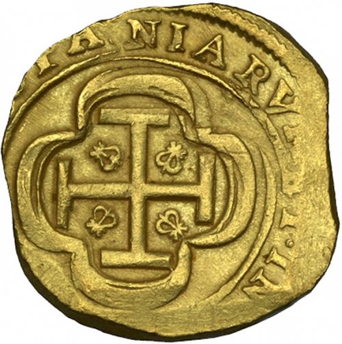 8 Escudos Reverse Image minted in SPAIN in 1714J (1700-46  -  FELIPE V)  - The Coin Database