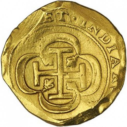 8 Escudos Reverse Image minted in SPAIN in 1715J (1700-46  -  FELIPE V)  - The Coin Database