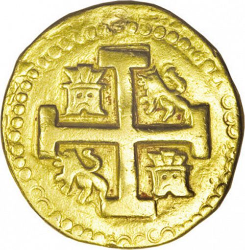 8 Escudos Reverse Image minted in SPAIN in 1722M (1700-46  -  FELIPE V)  - The Coin Database
