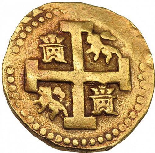 8 Escudos Reverse Image minted in SPAIN in 1724M (1700-46  -  FELIPE V)  - The Coin Database