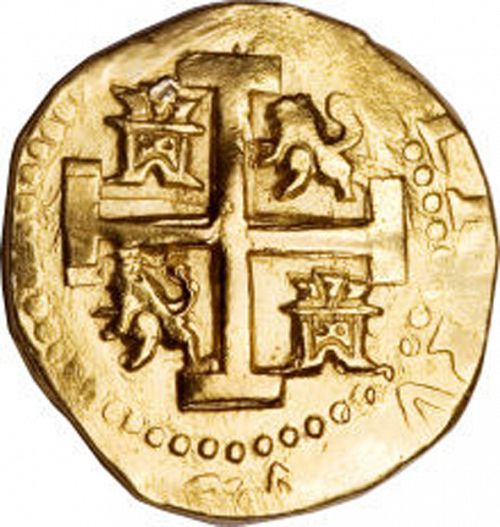 8 Escudos Reverse Image minted in SPAIN in 1730N (1700-46  -  FELIPE V)  - The Coin Database