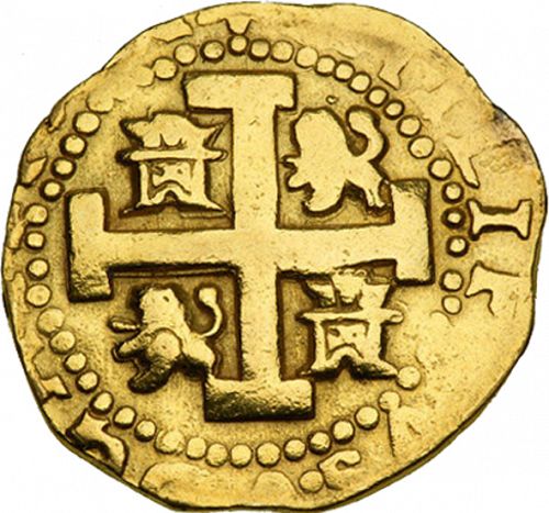 8 Escudos Reverse Image minted in SPAIN in 1731N (1700-46  -  FELIPE V)  - The Coin Database