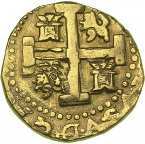 8 Escudos Reverse Image minted in SPAIN in 1732N (1700-46  -  FELIPE V)  - The Coin Database