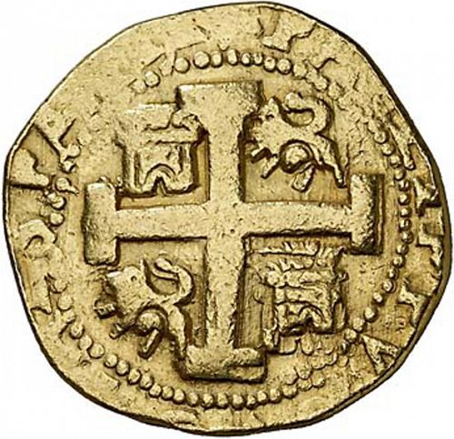 8 Escudos Reverse Image minted in SPAIN in 1738N (1700-46  -  FELIPE V)  - The Coin Database