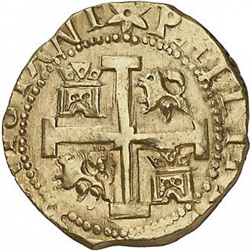 8 Escudos Reverse Image minted in SPAIN in 1742V (1700-46  -  FELIPE V)  - The Coin Database
