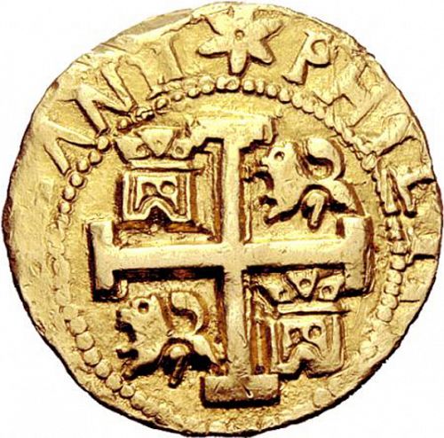 8 Escudos Reverse Image minted in SPAIN in 1743V (1700-46  -  FELIPE V)  - The Coin Database