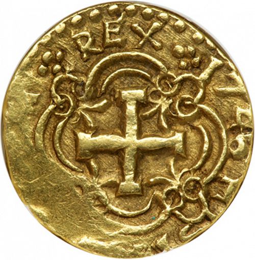 8 Escudos Reverse Image minted in SPAIN in 1745S (1700-46  -  FELIPE V)  - The Coin Database