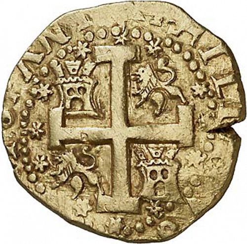 8 Escudos Reverse Image minted in SPAIN in 1746V (1700-46  -  FELIPE V)  - The Coin Database
