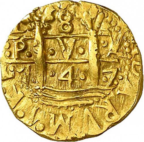 8 Escudos Obverse Image minted in SPAIN in 1747V (1746-59  -  FERNANDO VI)  - The Coin Database