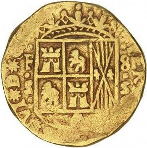 8 Escudos Obverse Image minted in SPAIN in 1754S (1746-59  -  FERNANDO VI)  - The Coin Database