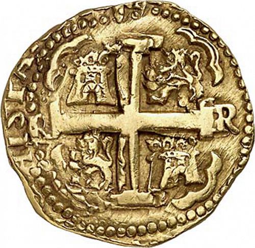 8 Escudos Reverse Image minted in SPAIN in 1749R (1746-59  -  FERNANDO VI)  - The Coin Database